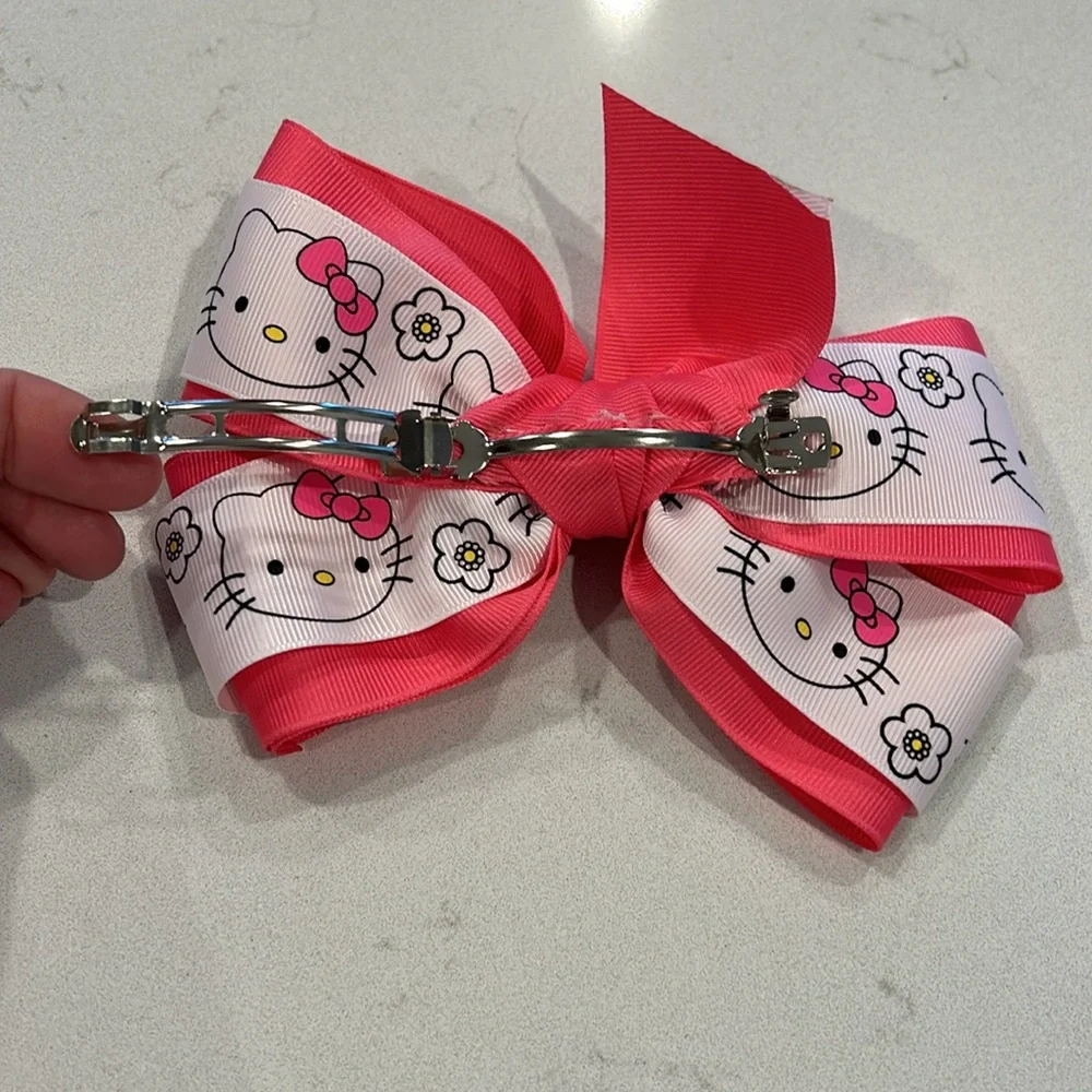 Hello Kitty Hair Clip Bow Accessory 50th Anniversary